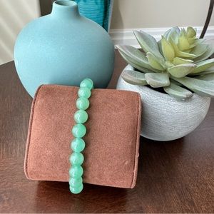 2 for $25 Genuine Green Aventurine 8mm Bead Crystal Gemstone Bracelet